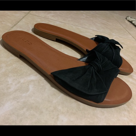 aldo droelian rhinestone slides